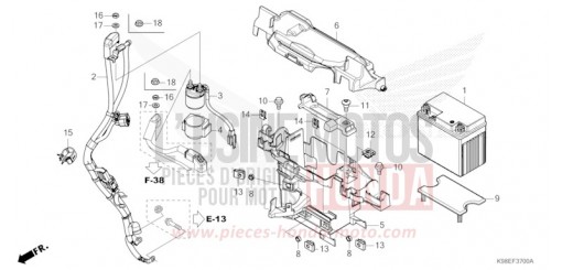 BATTERIE CBF125NAT de 2026